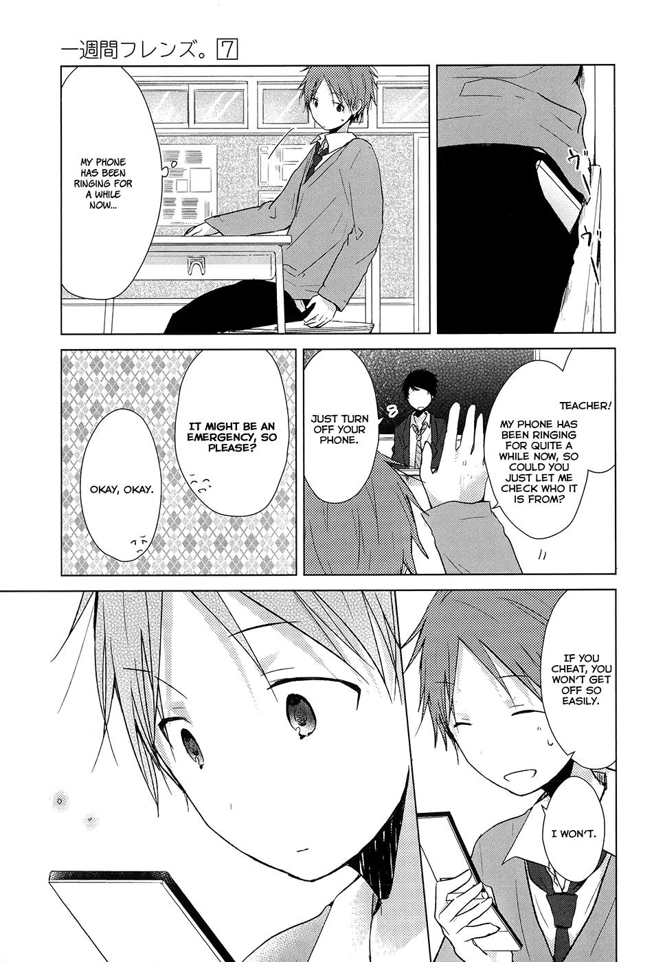 Isshuukan Friends Chapter 36 page 5 - Chapter 36: I Have Recalled Everything