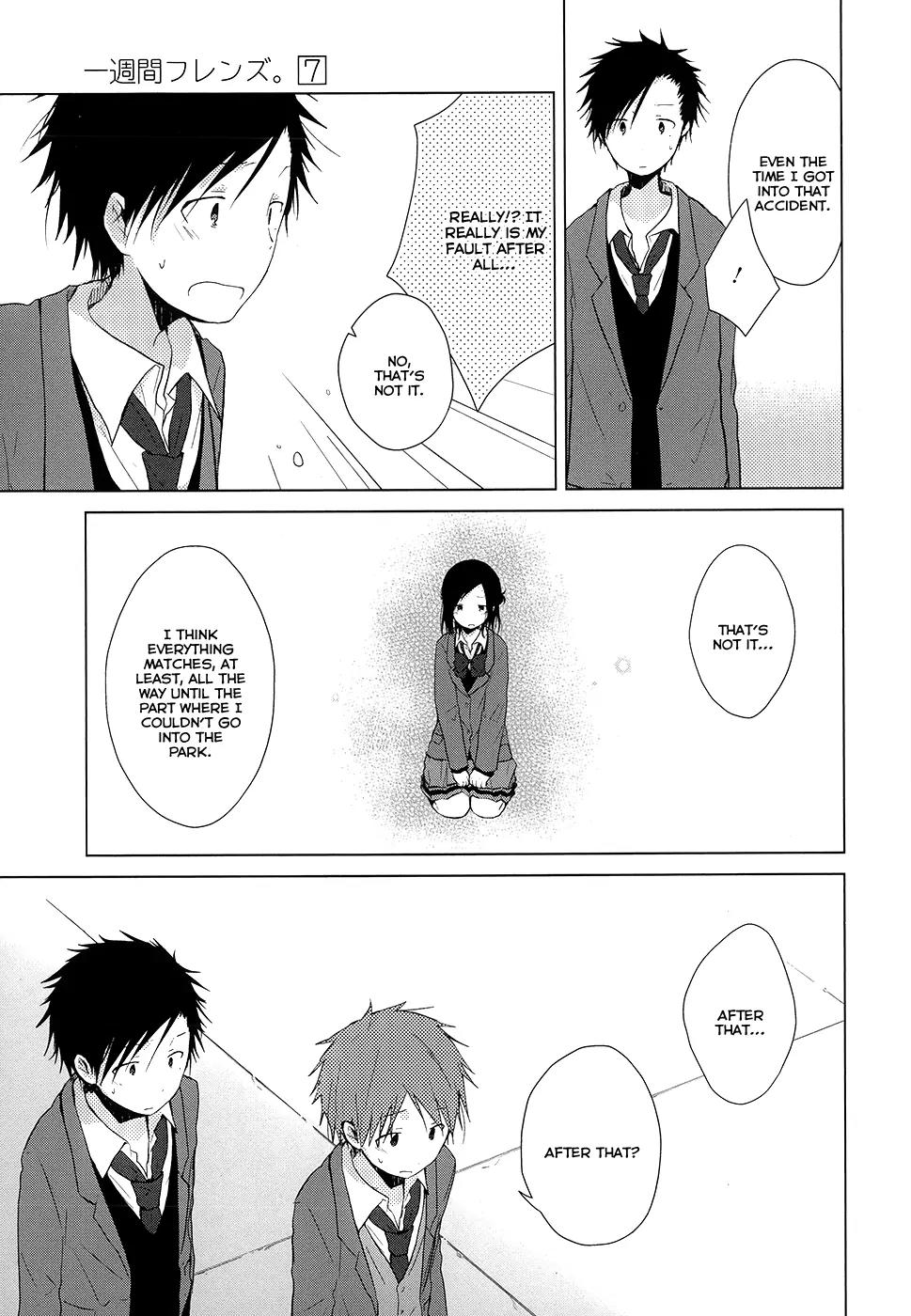 Isshuukan Friends Chapter 37 page 7 - Chapter 37: Hajime-kun