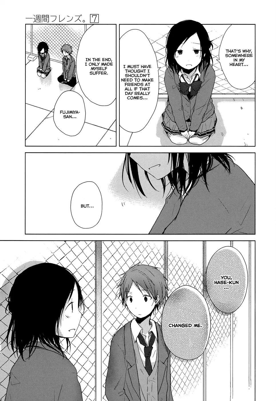 Isshuukan Friends Chapter 38 page 11 - Chapter 38: Please Become My Friend Once Again [End]