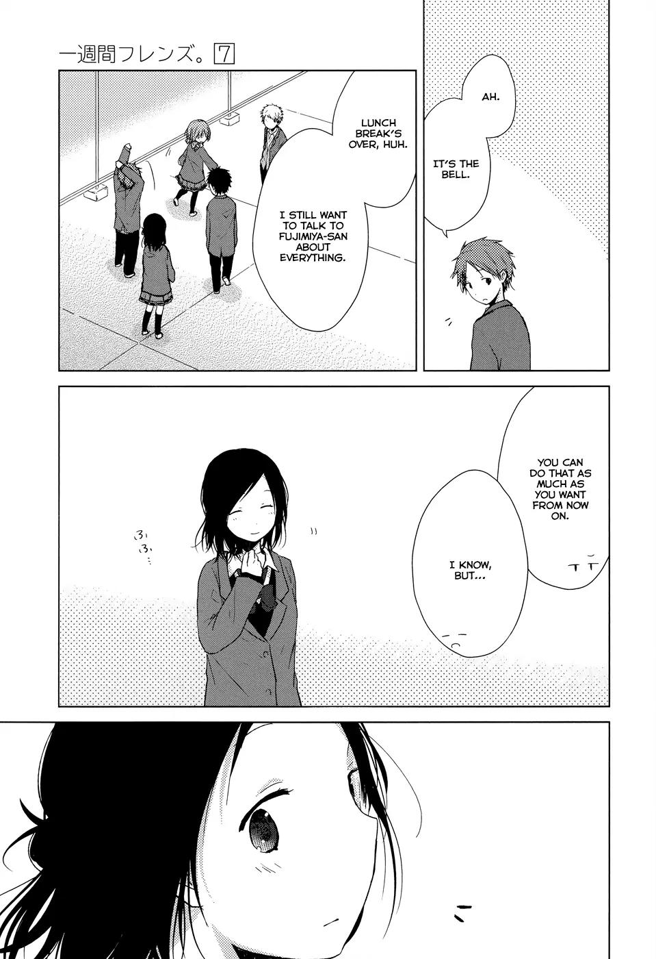 Isshuukan Friends Chapter 38 page 19 - Chapter 38: Please Become My Friend Once Again [End]