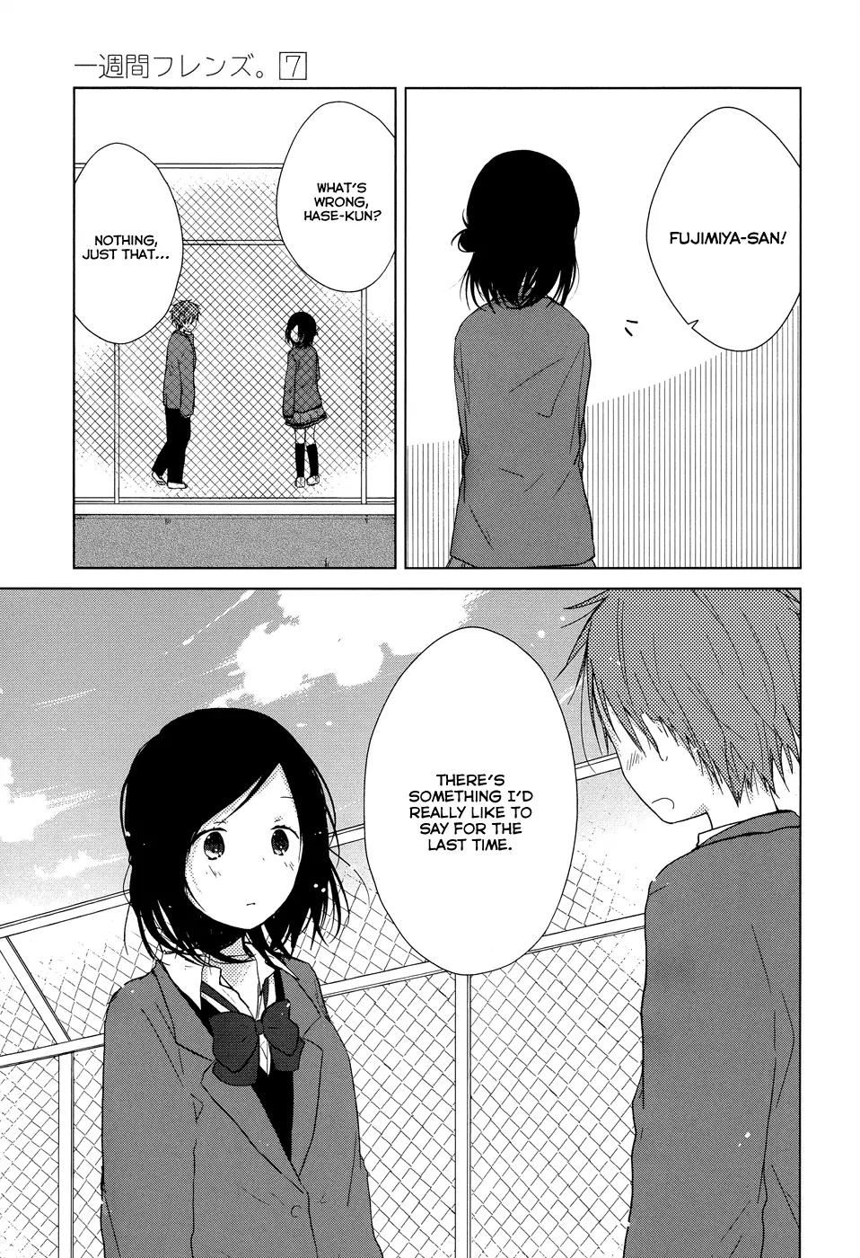 Isshuukan Friends Chapter 38 page 21 - Chapter 38: Please Become My Friend Once Again [End]