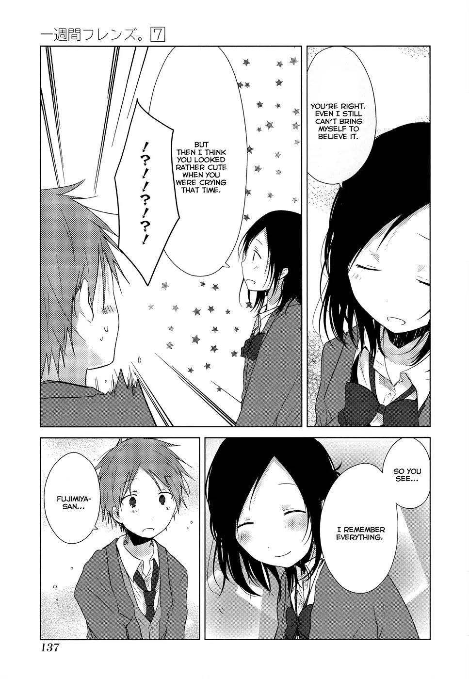 Isshuukan Friends Chapter 38 page 9 - Chapter 38: Please Become My Friend Once Again [End]