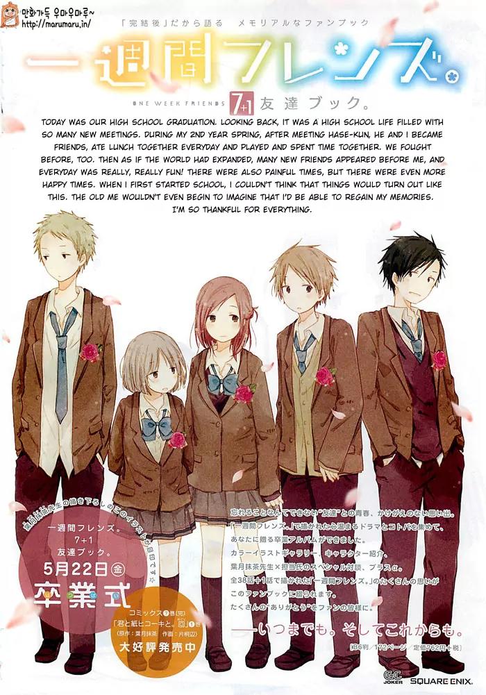 Isshuukan Friends Chapter 39 page 3 - Chapter 39: Special (Epilogue)