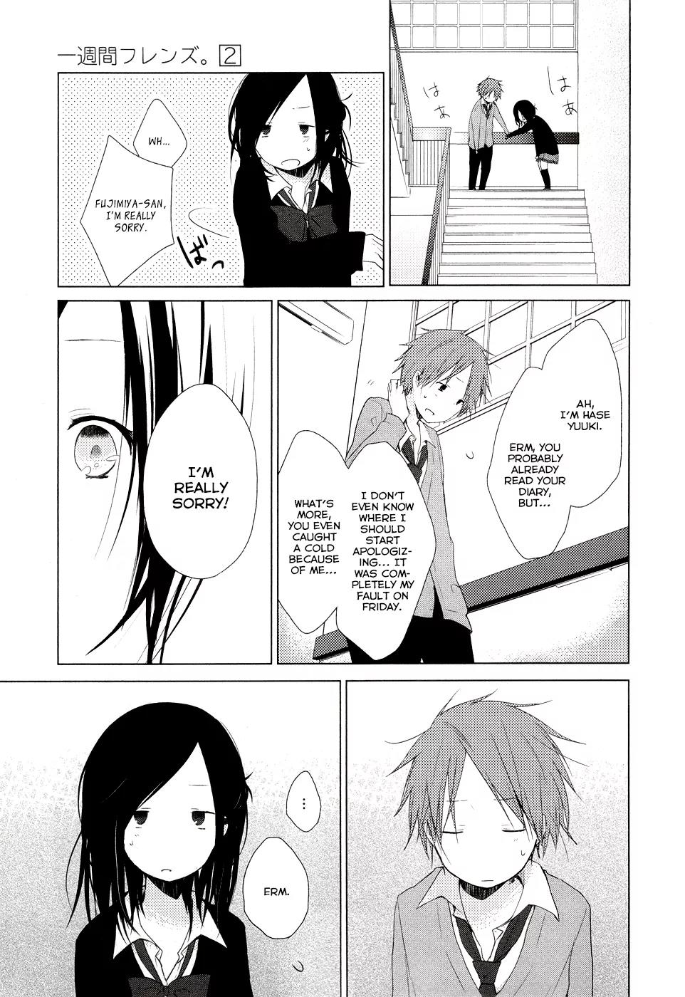 Isshuukan Friends Chapter 4 page 28 - Chapter 4: Quarrel with a Friend