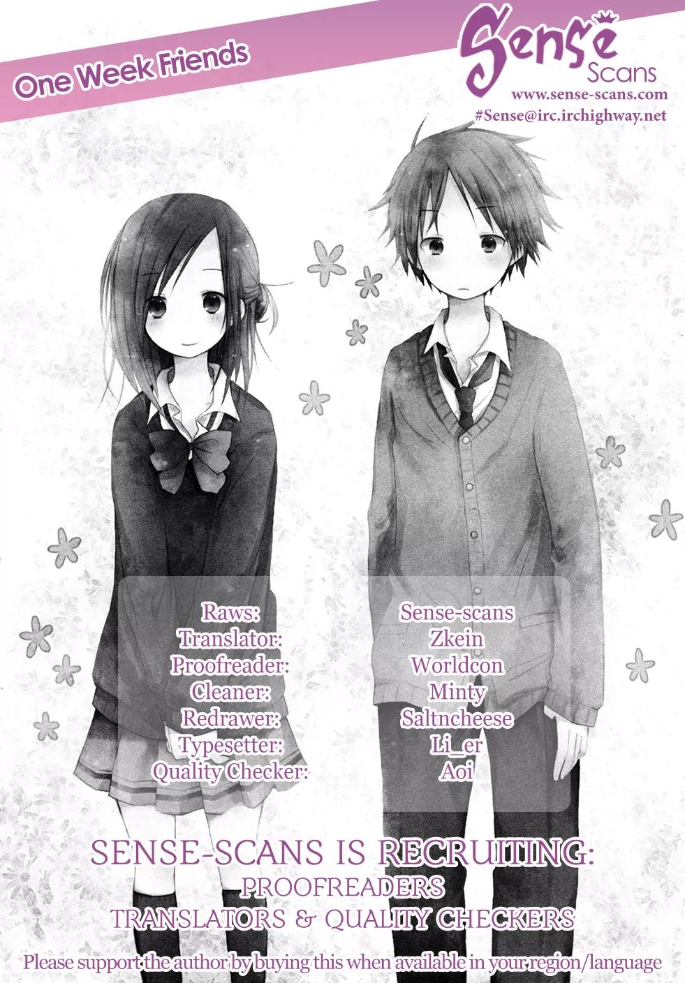Isshuukan Friends Chapter 5 page 1 - Chapter 5: A certain friend