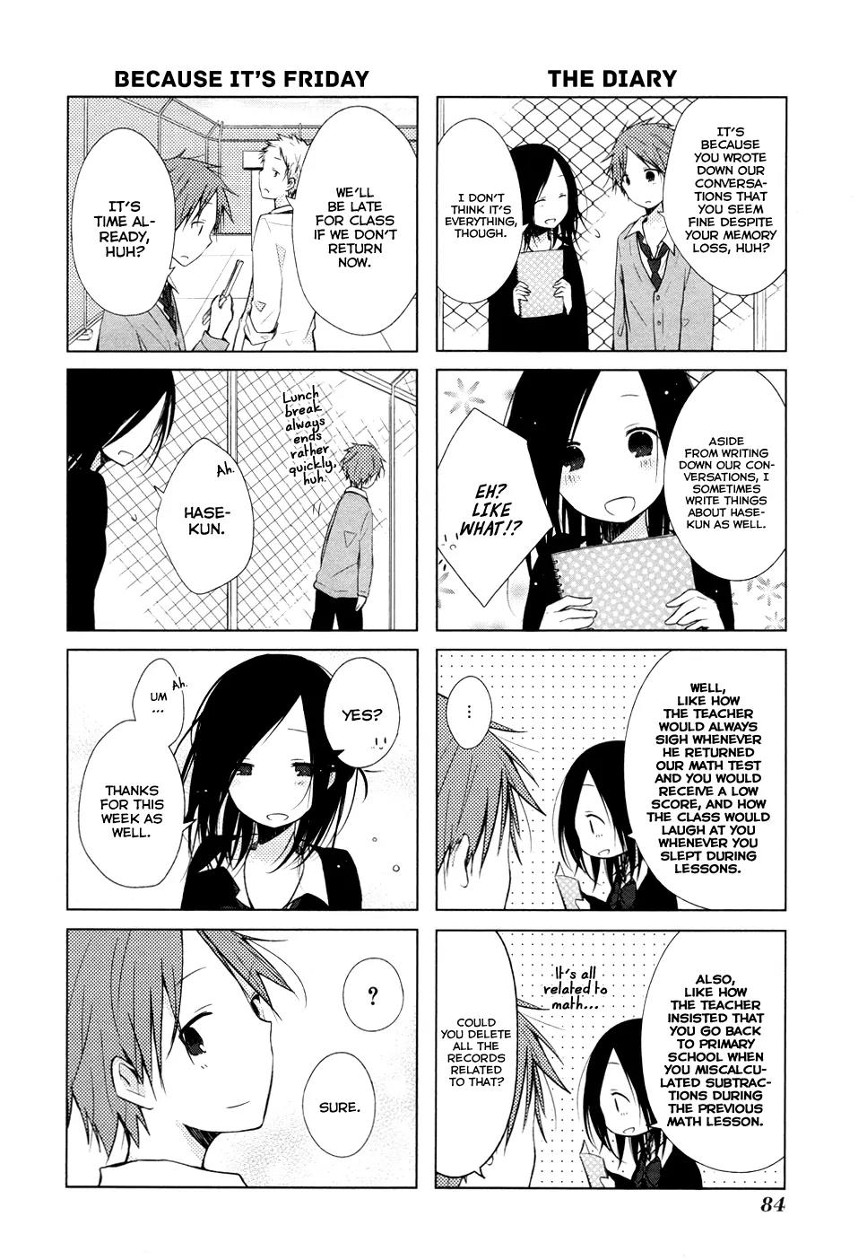 Isshuukan Friends Chapter 6.1 page 5 - Chapter 6.1: A Certain Week in "One Week Friends"