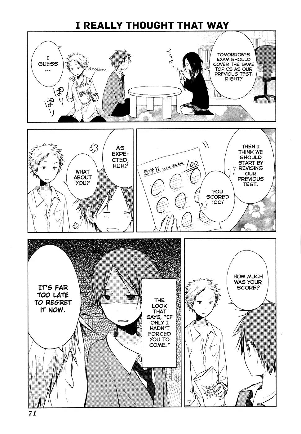 Isshuukan Friends Chapter 6 page 10 - Chapter 6: At a Friend'd House
