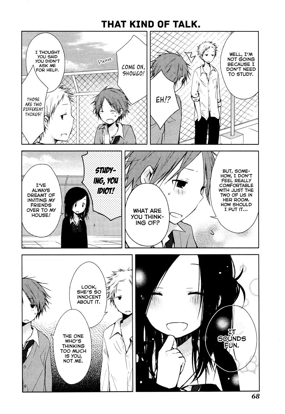 Isshuukan Friends Chapter 6 page 7 - Chapter 6: At a Friend'd House