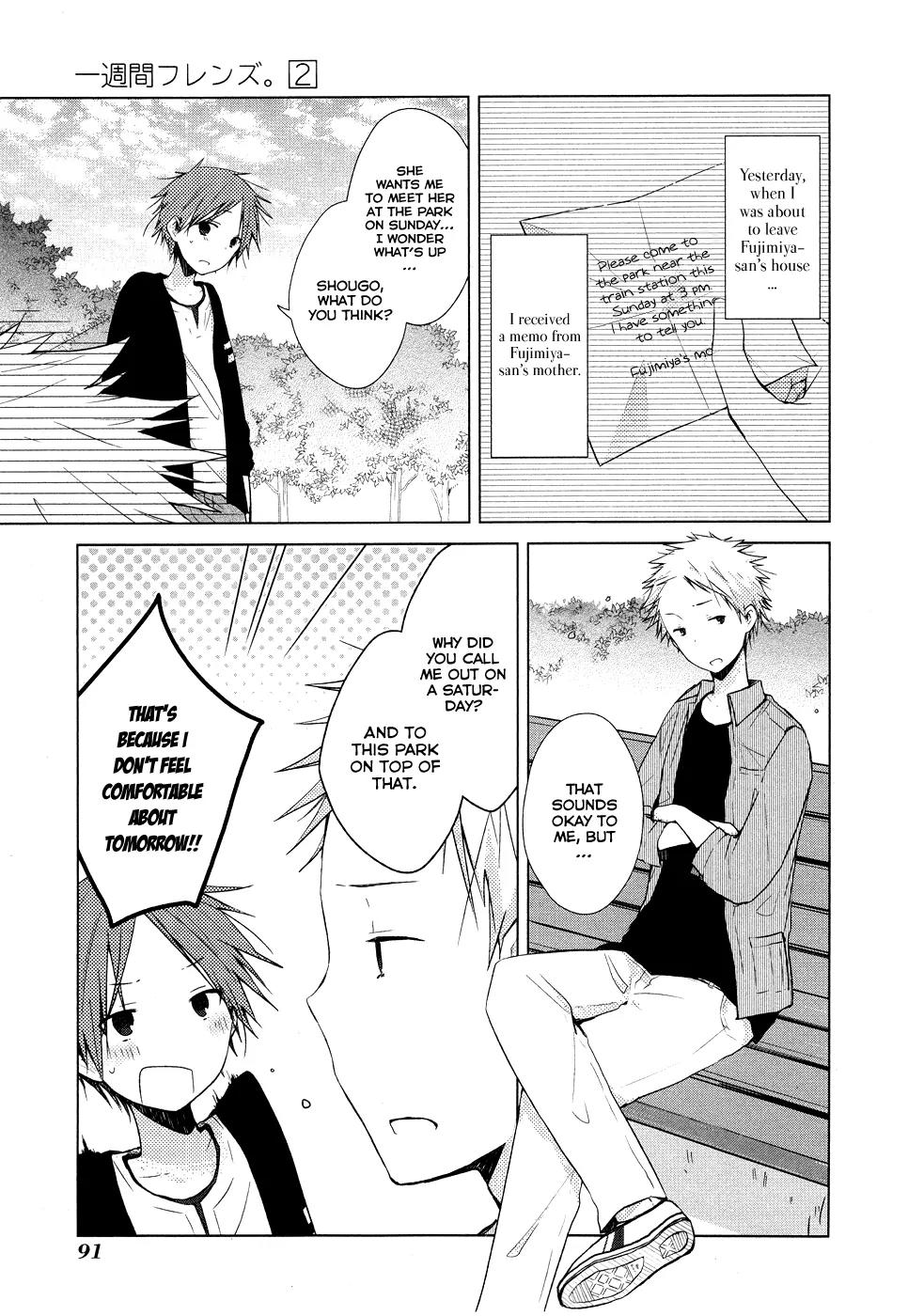 Isshuukan Friends Chapter 7 page 3 - Chapter 7: A Friend's Mom