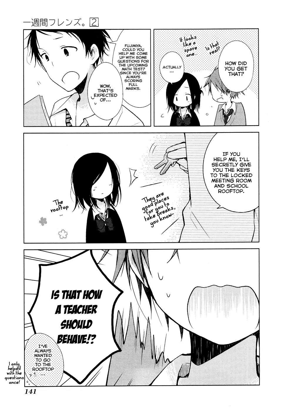Isshuukan Friends Chapter 8 page 30 - Chapter 8: A New Friend