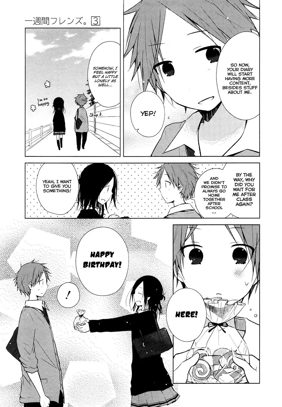 Isshuukan Friends Chapter 9 page 10 - Chapter 9: The friend I remember