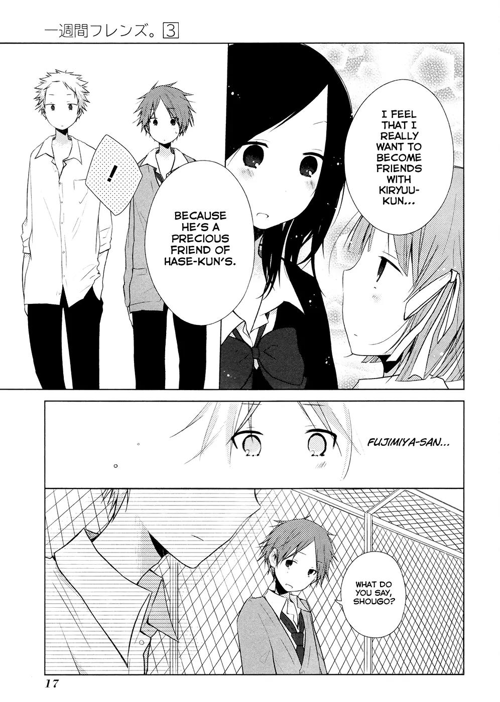 Isshuukan Friends Chapter 9 page 18 - Chapter 9: The friend I remember