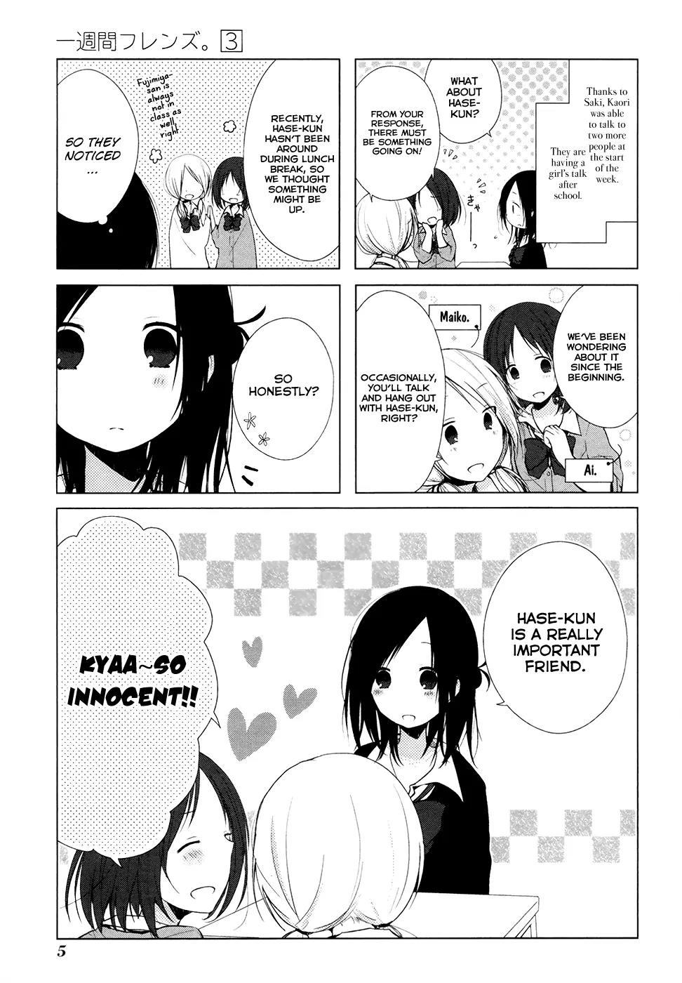 Isshuukan Friends Chapter 9 page 6 - Chapter 9: The friend I remember