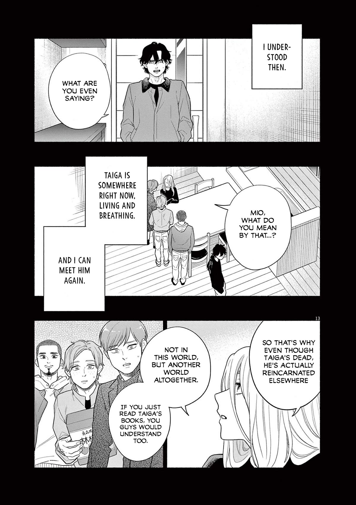 It Looks Like My Son Has Been Reincarnated into Another World Chapter 21 page 13 - Chapter 21: Say That You Believe Me.