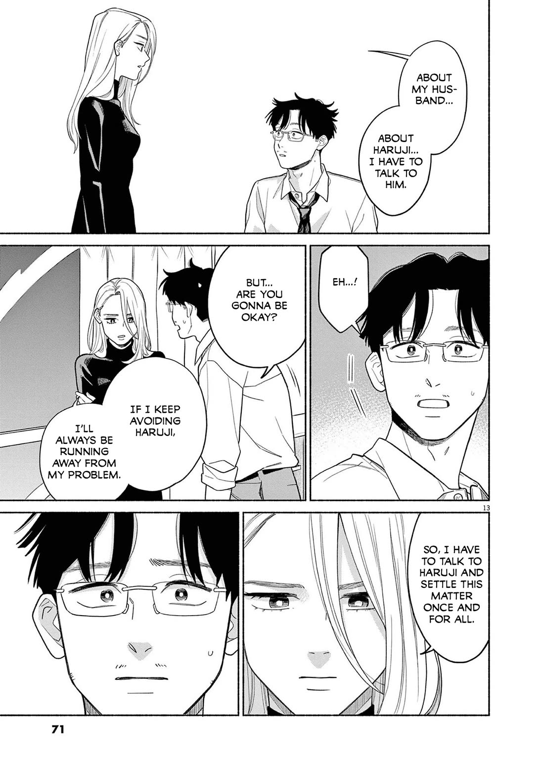 It Looks Like My Son Has Been Reincarnated into Another World Chapter 28 page 13 - Chapter 28: I Want To Be Her Strength.