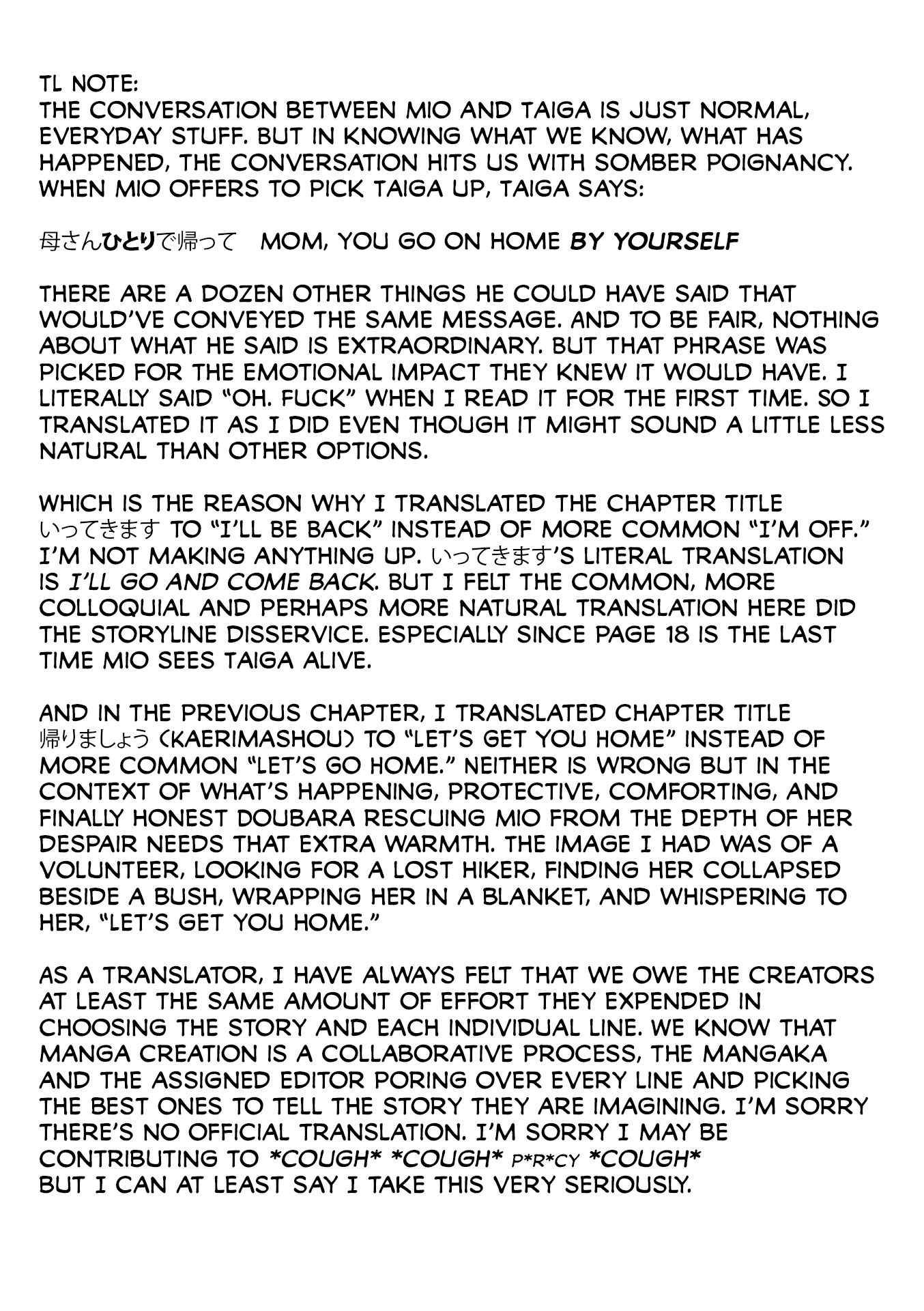It Looks Like My Son Has Been Reincarnated into Another World Chapter 37 page 19 - Chapter 37: I'll Be Back.