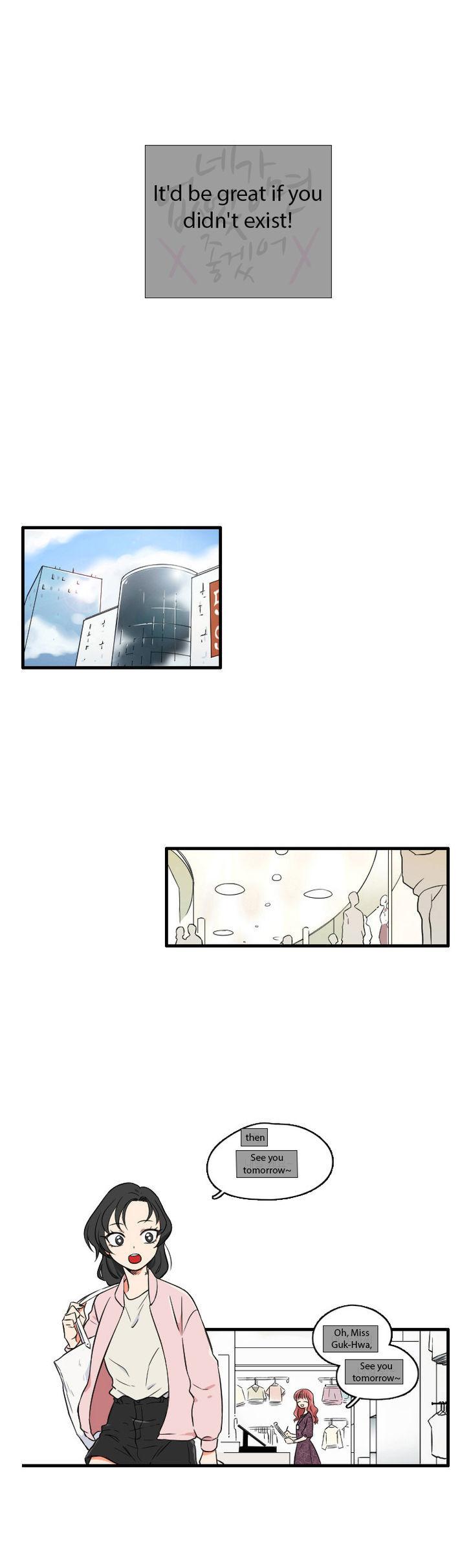 It Would Be Great if You Didn't Exist Chapter 3 page 1 - Chapter 3
