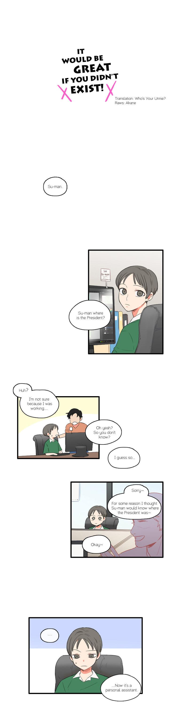 It Would Be Great if You Didn't Exist Chapter 42 page 2 - Chapter 42