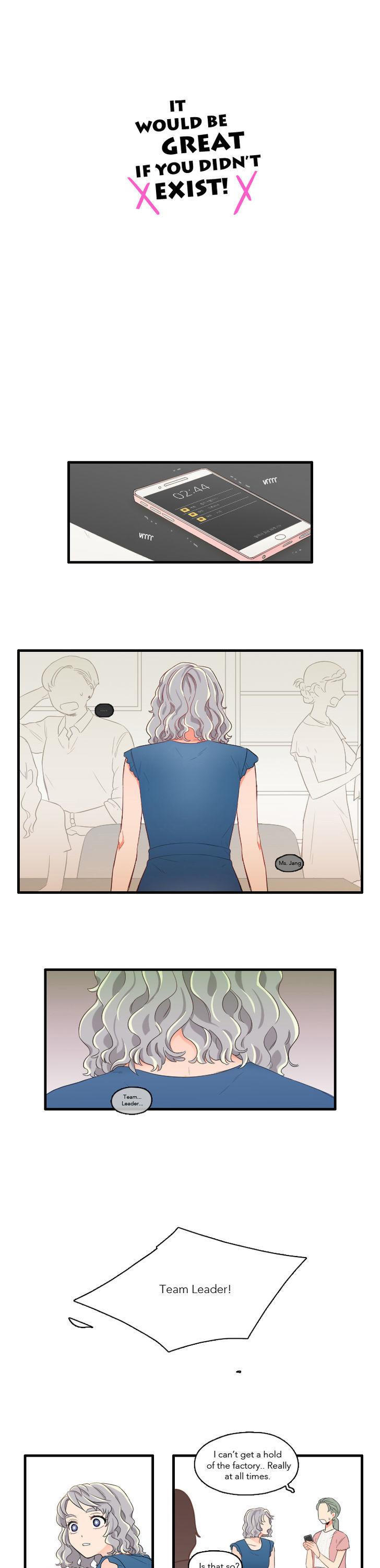 It Would Be Great if You Didn't Exist Chapter 56 page 1 - Chapter 56