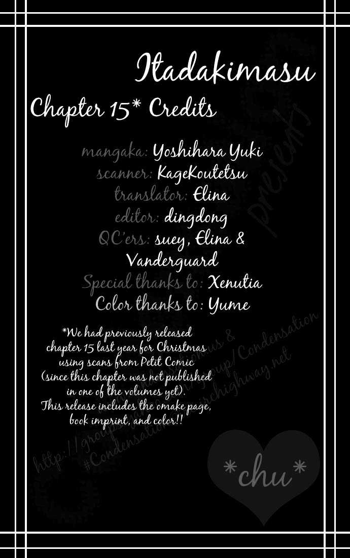 Itadakimasu Chapter 11 page 155 - Chapter 11 : 11 Midsummer Night's Dream \ 12 Autumn \ 13 Trick or Treat \ 14 O...