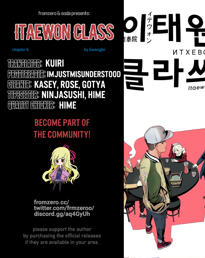 Itaewon Class Chapter 6 page 1 - Chapter 6: Hit Me Harder