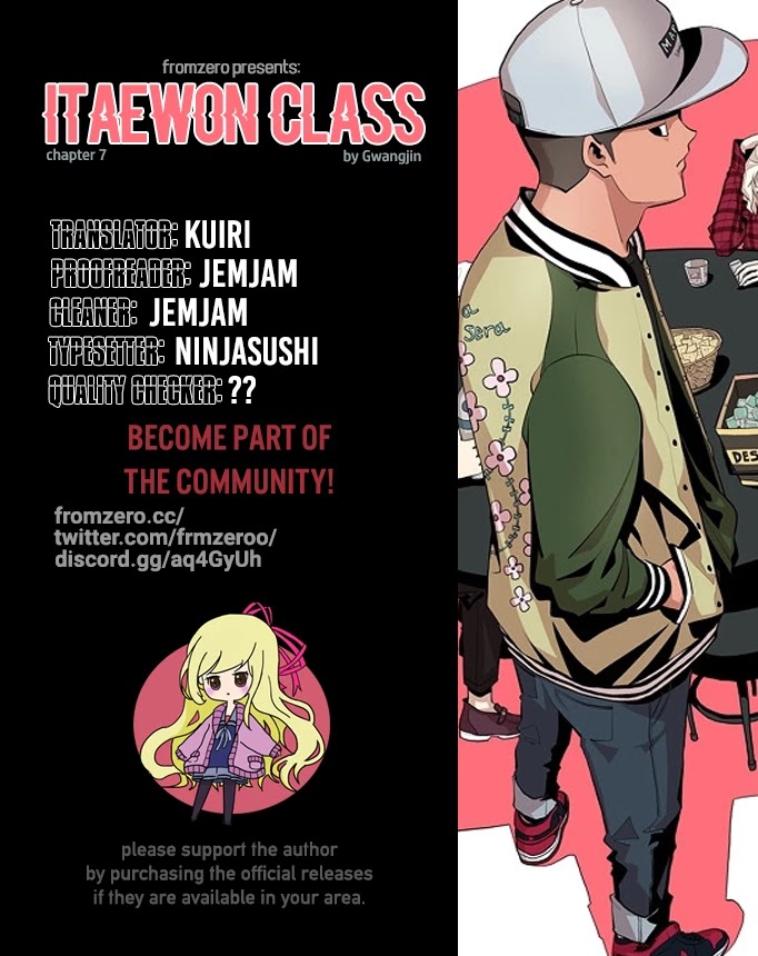 Itaewon Class Chapter 7 page 1 - Chapter 7: A Sense of Purpose