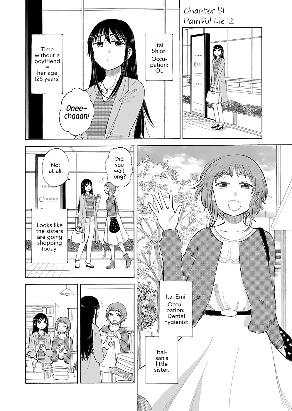 Itai onee-san wa sukidesu ka? Chapter 14 page 1 - Chapter 14: Painful Lie 2