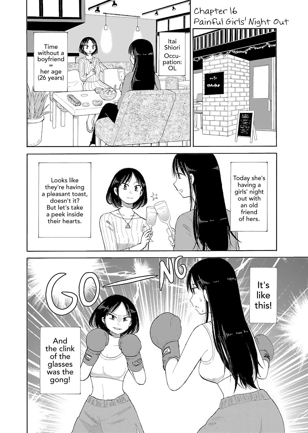 Itai onee-san wa sukidesu ka? Chapter 16 page 1 - Chapter 16: Painful Girls' Night Out