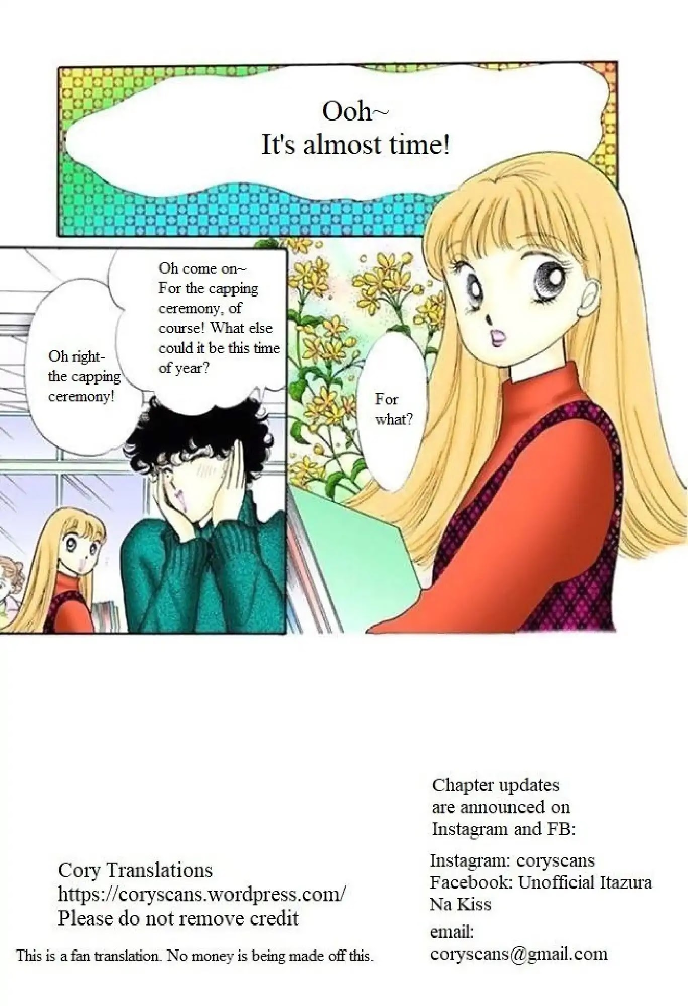 Itazura na Kiss Chapter 63 page 1 - Chapter 63