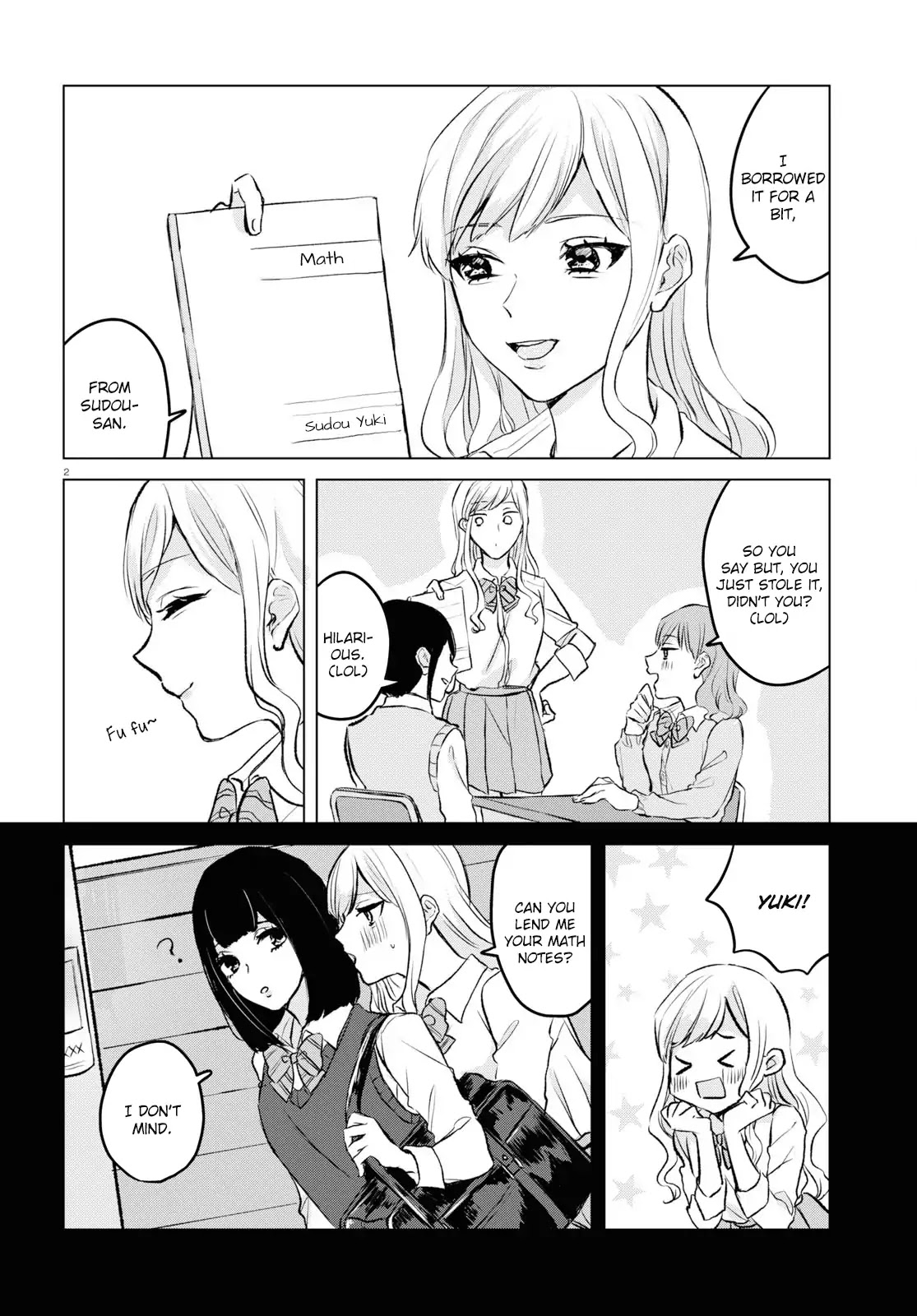 Itazura Privacy Chapter 4 page 2 - Chapter 4: Notebook Doodles