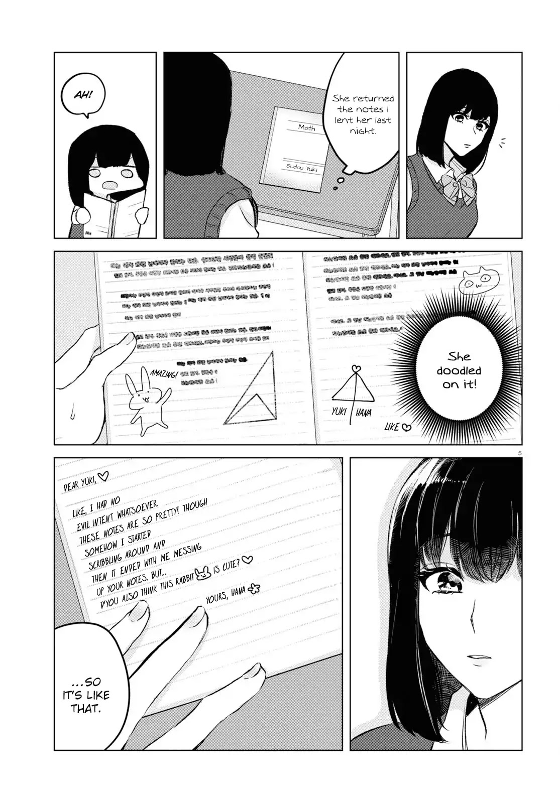 Itazura Privacy Chapter 4 page 5 - Chapter 4: Notebook Doodles