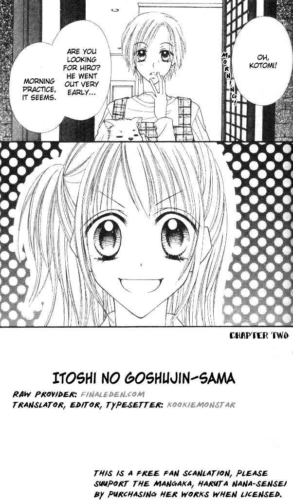 Itoshi no Goshujinsama Chapter 2 page 1 - Chapter 2