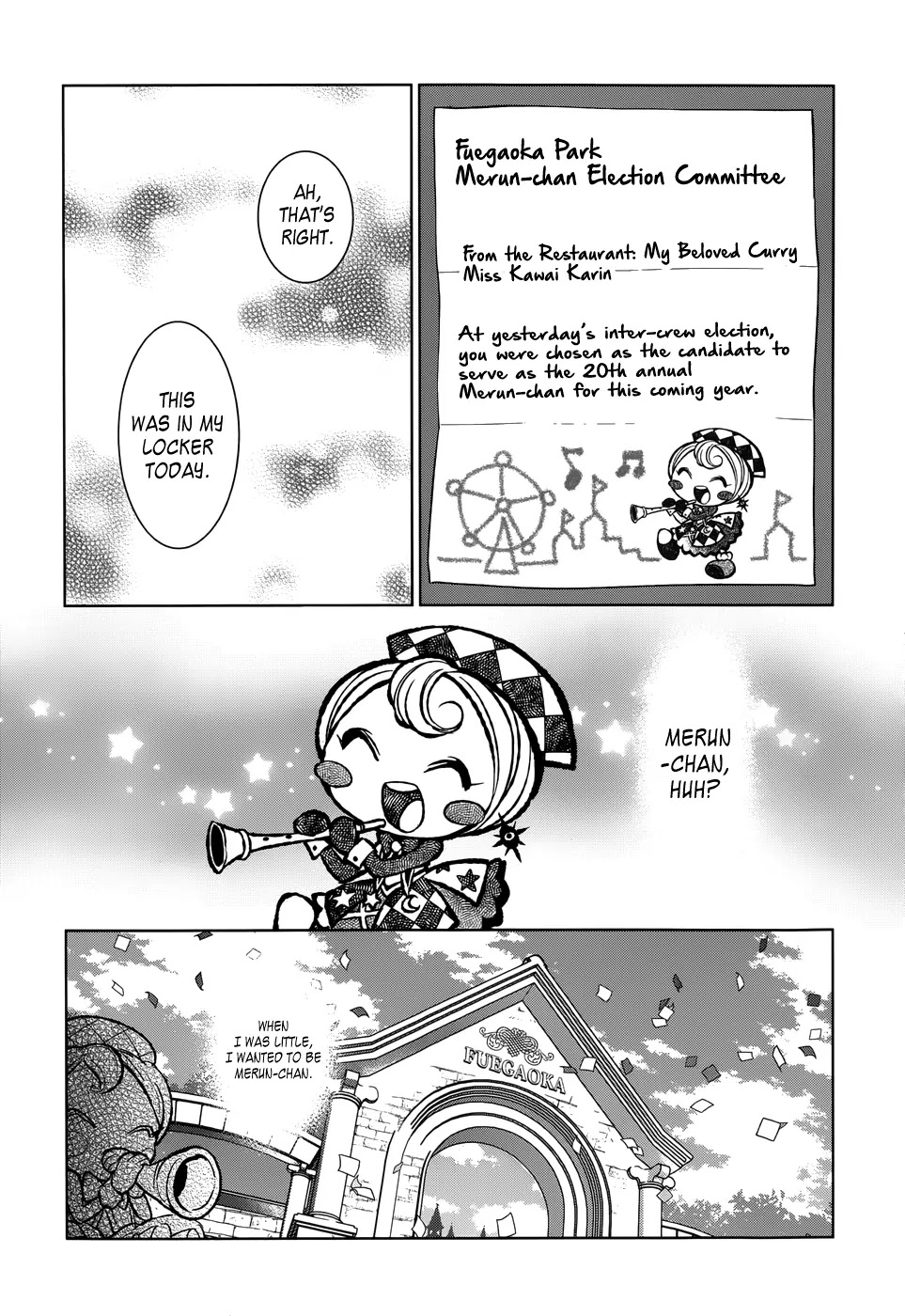 Itoshi no Karin Chapter 15 page 13 - Chapter 15: Shocking! The Curryman