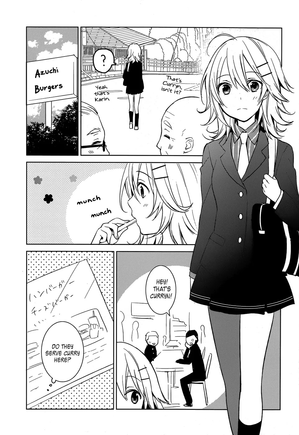 Itoshi no Karin Chapter 15 page 8 - Chapter 15: Shocking! The Curryman