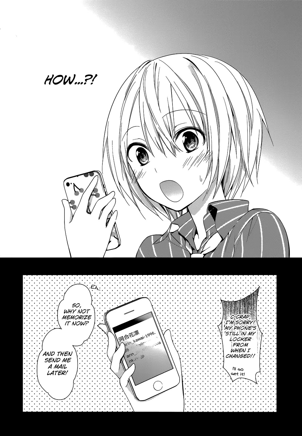 Itoshi no Karin Chapter 4 page 15 - Chapter 4: A Mystery! Enter the Dog With Eyebrows