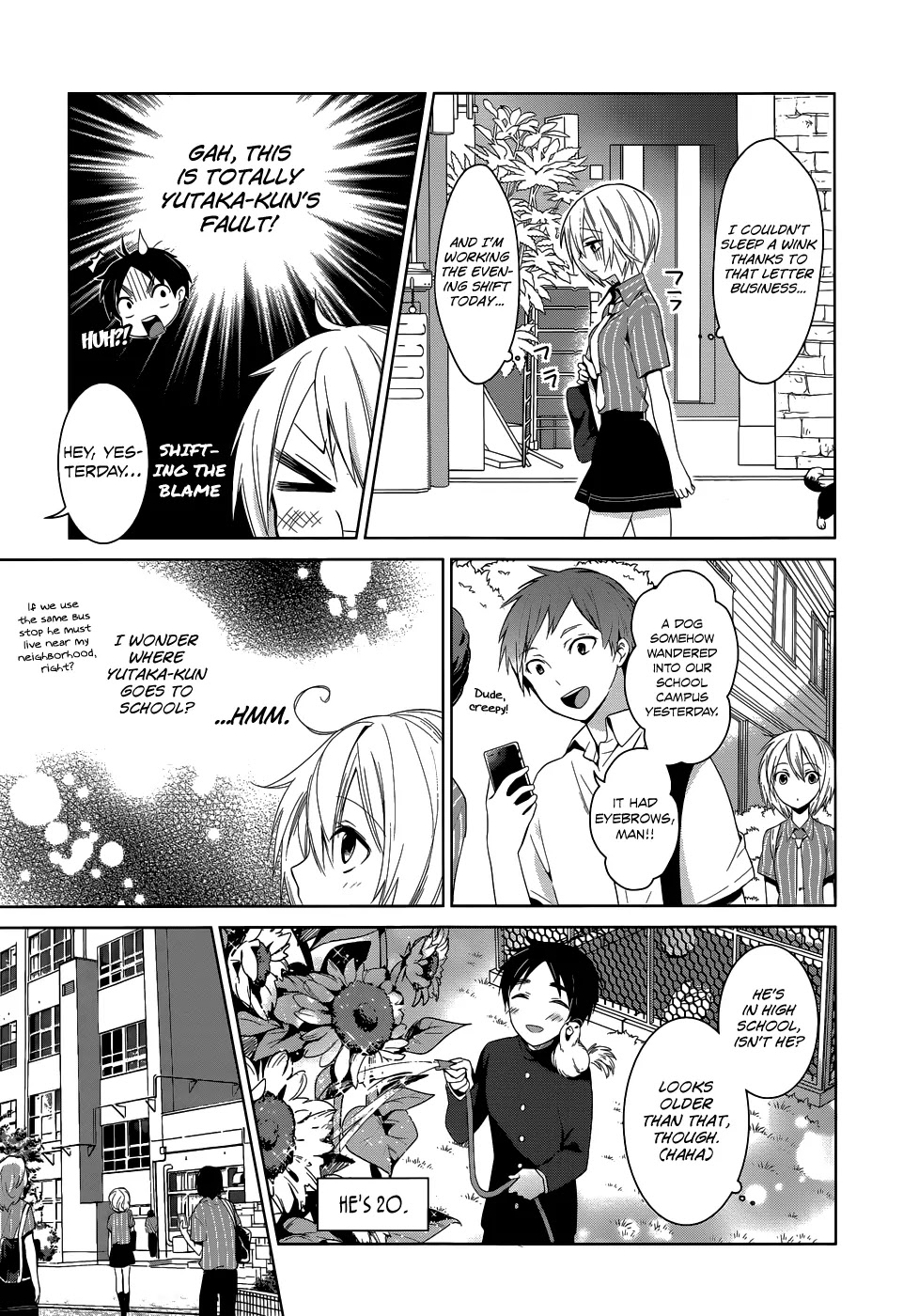 Itoshi no Karin Chapter 4 page 8 - Chapter 4: A Mystery! Enter the Dog With Eyebrows