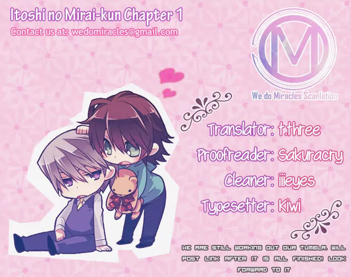 Itoshi no Mirai-kun Chapter 1 page 2 - Chapter 1
