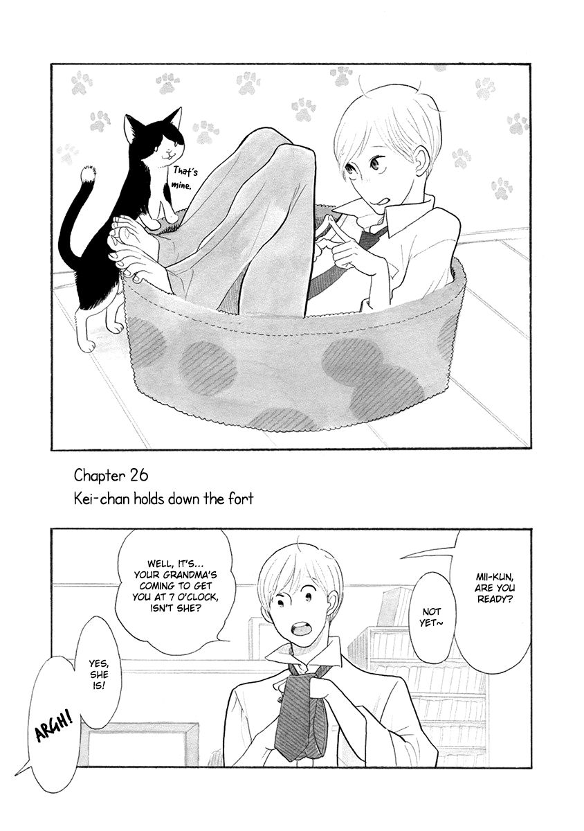 Itoshi no Nekokke Chapter 26 page 12 - Chapter 26 : Kei-chan Holds Down the Fort