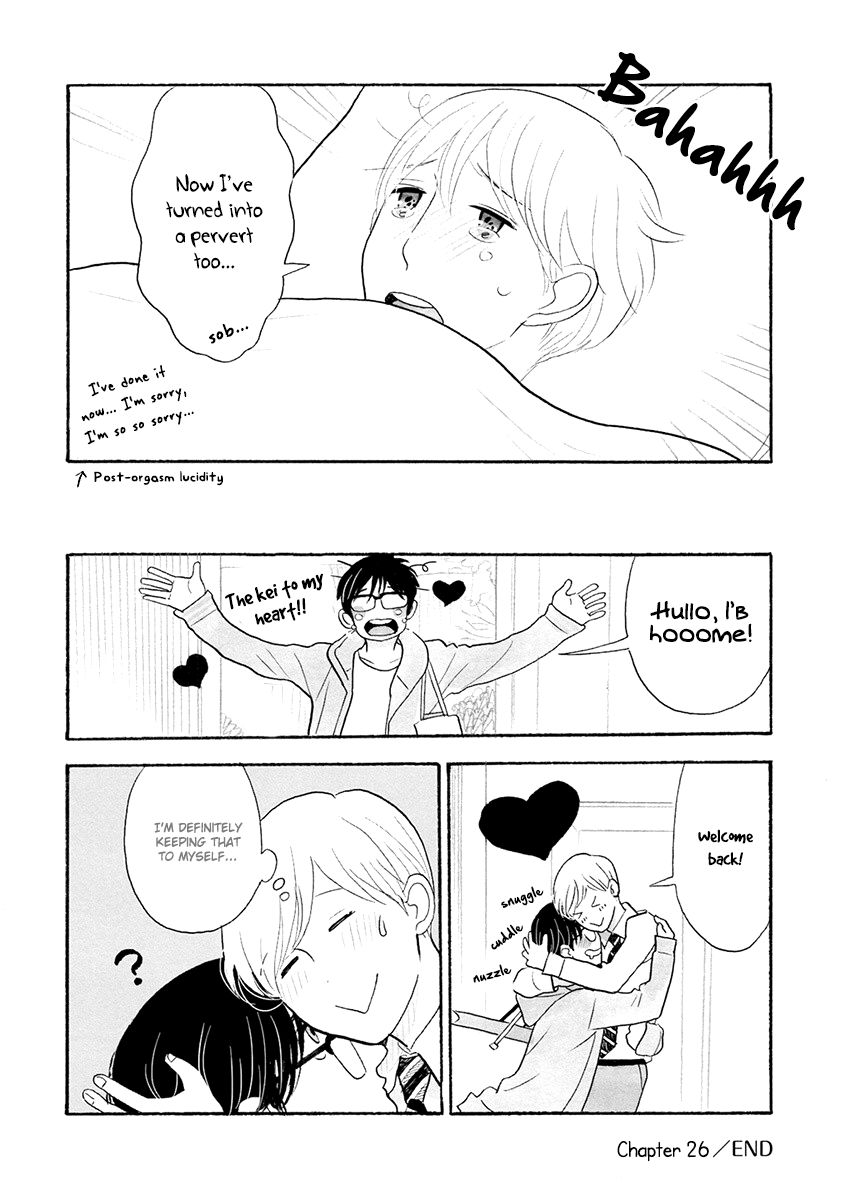 Itoshi no Nekokke Chapter 26 page 27 - Chapter 26 : Kei-chan Holds Down the Fort