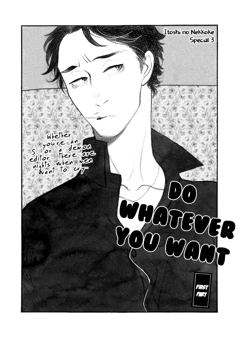 Itoshi no Nekokke Chapter 33.7 page 2 - Chapter 33.7: Special 3.1: Do Whatever You Want (First Part)
