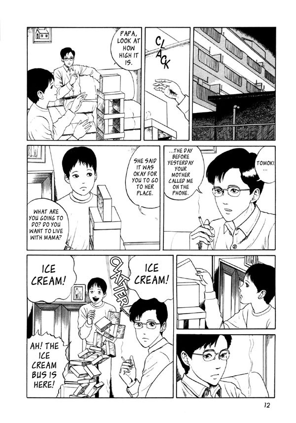 Itou Junji Kyoufu Manga Collection Chapter 10.1 page 14 - Vol.10 Chapter 1: Ice Cream Bus