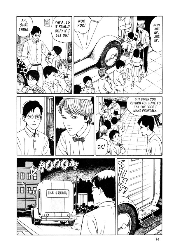 Itou Junji Kyoufu Manga Collection Chapter 10.1 page 16 - Vol.10 Chapter 1: Ice Cream Bus