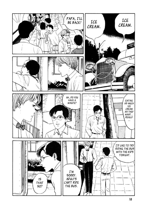 Itou Junji Kyoufu Manga Collection Chapter 10.1 page 20 - Vol.10 Chapter 1: Ice Cream Bus