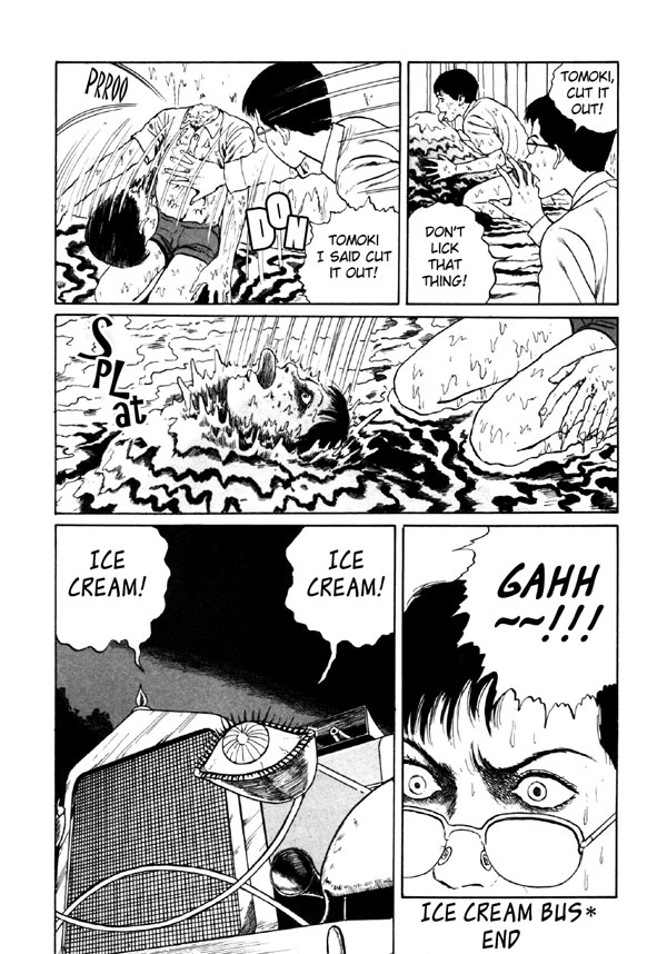 Itou Junji Kyoufu Manga Collection Chapter 10.1 page 28 - Vol.10 Chapter 1: Ice Cream Bus