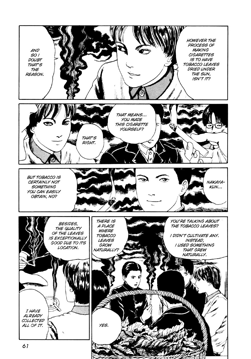 Itou Junji Kyoufu Manga Collection Chapter 10.3 page 11 - Vol.10 Chapter 3: The Smoking Club