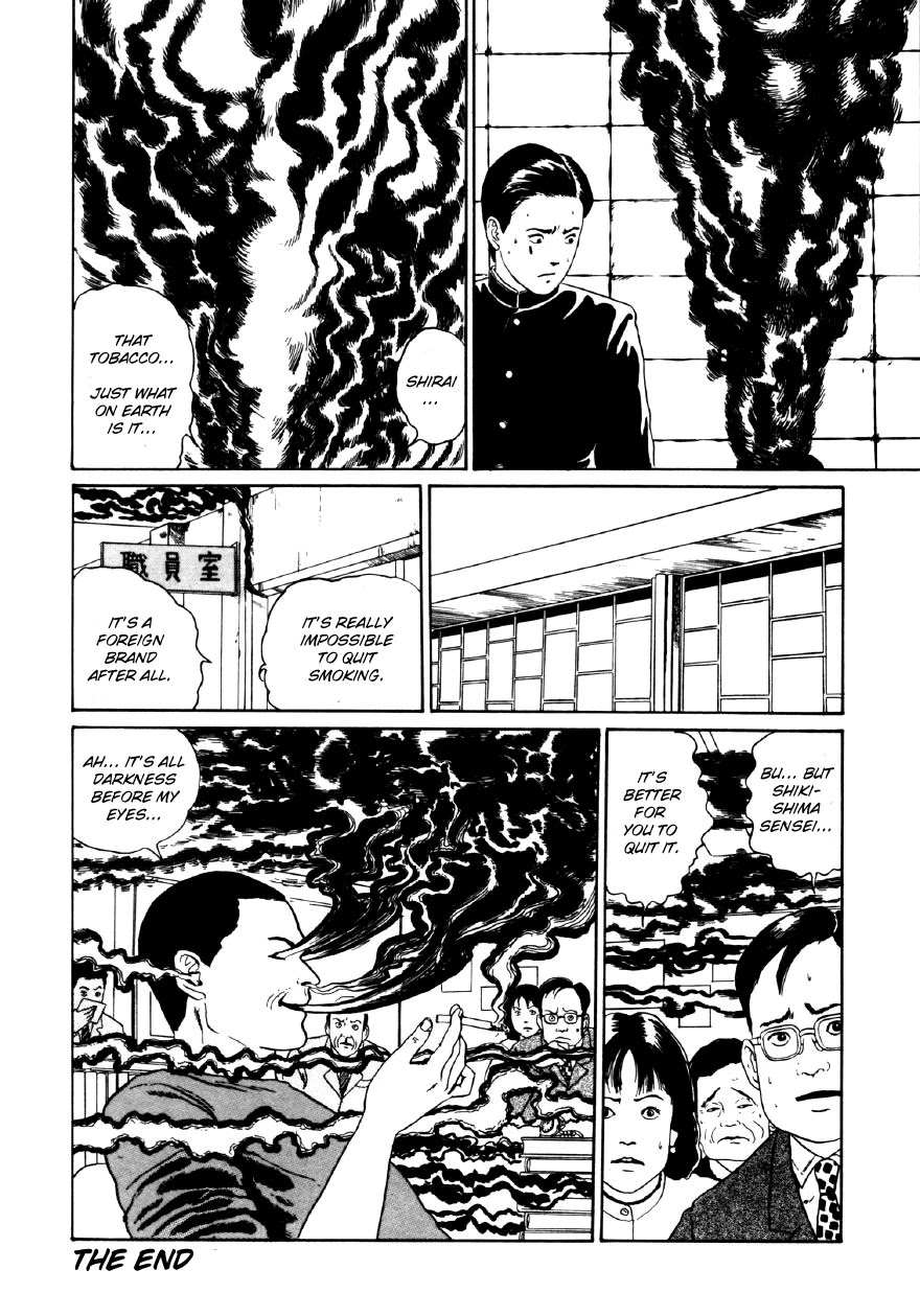 Itou Junji Kyoufu Manga Collection Chapter 10.3 page 20 - Vol.10 Chapter 3: The Smoking Club
