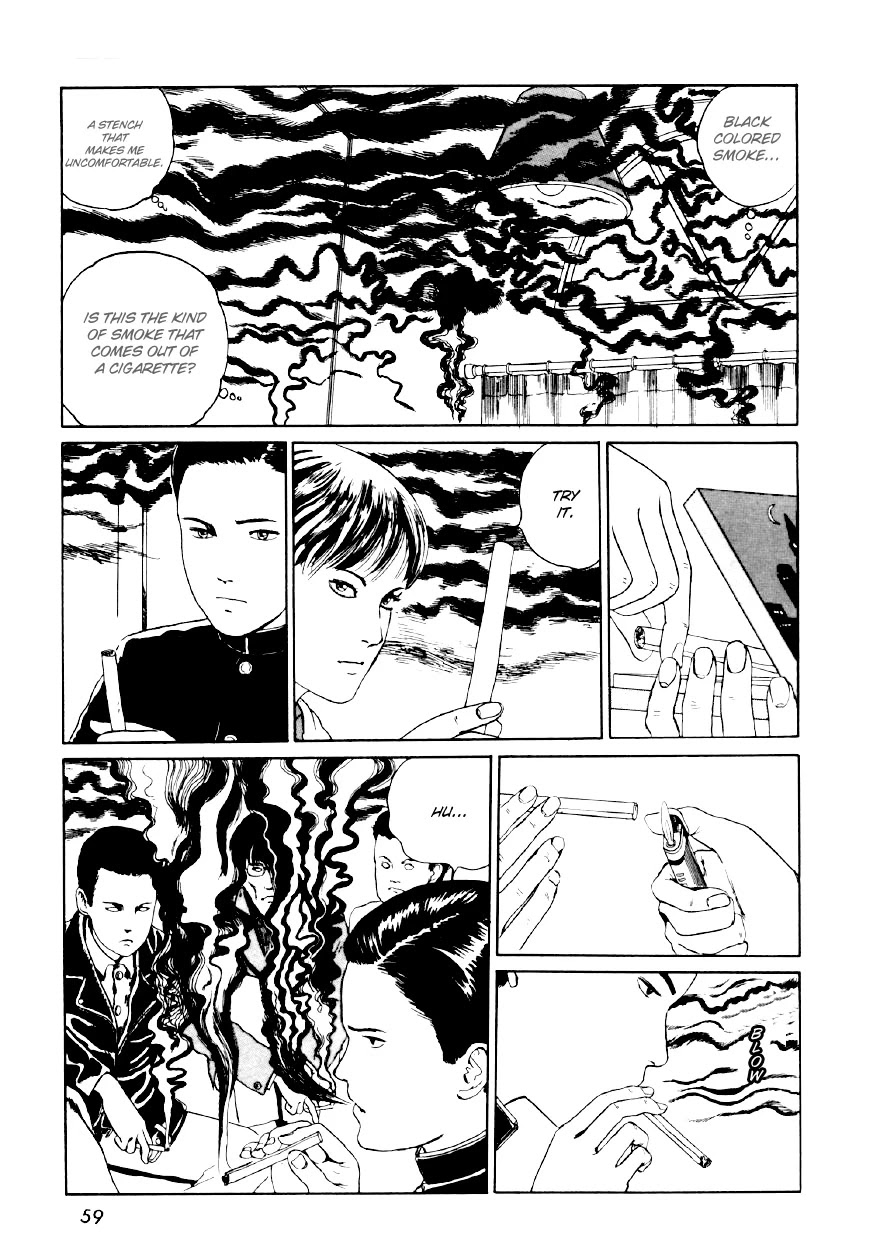 Itou Junji Kyoufu Manga Collection Chapter 10.3 page 9 - Vol.10 Chapter 3: The Smoking Club
