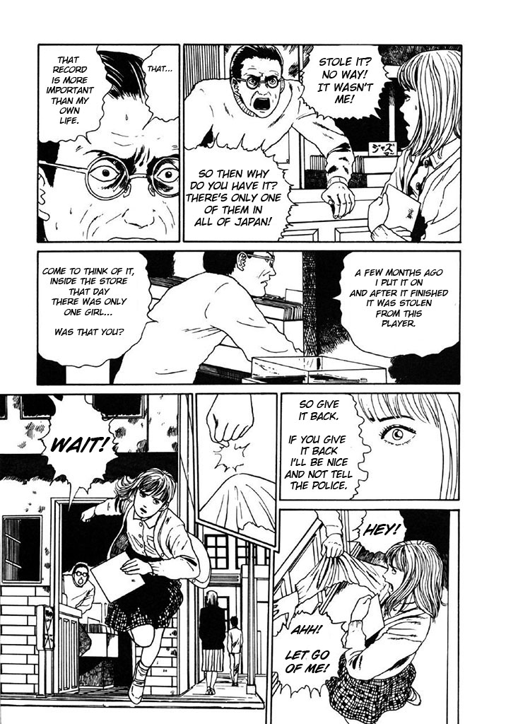 Itou Junji Kyoufu Manga Collection Chapter 10.4 page 17 - Vol.10 Chapter 4: Second-Hand Record
