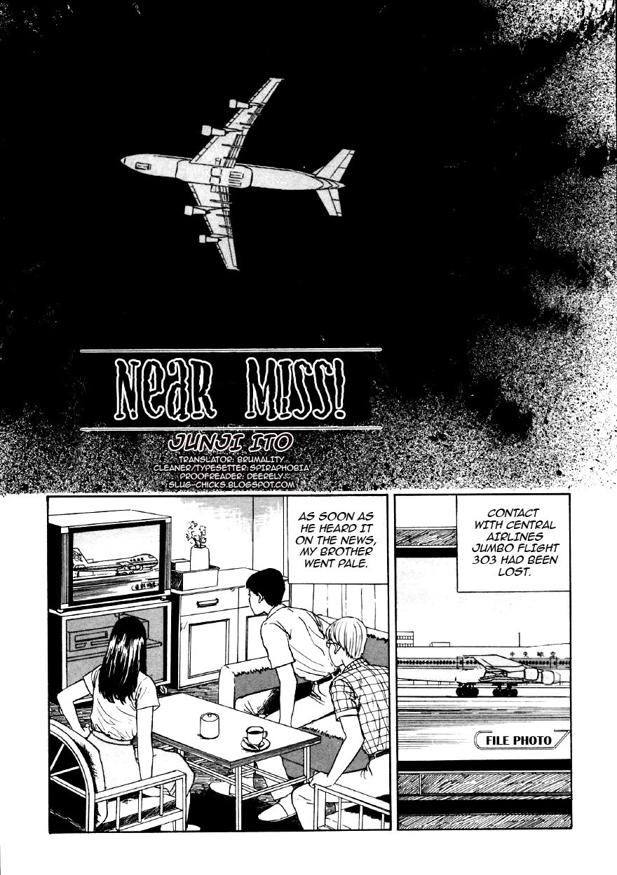 Itou Junji Kyoufu Manga Collection Chapter 11.2 page 1 - Vol.11 Chapter 2: Near Miss!
