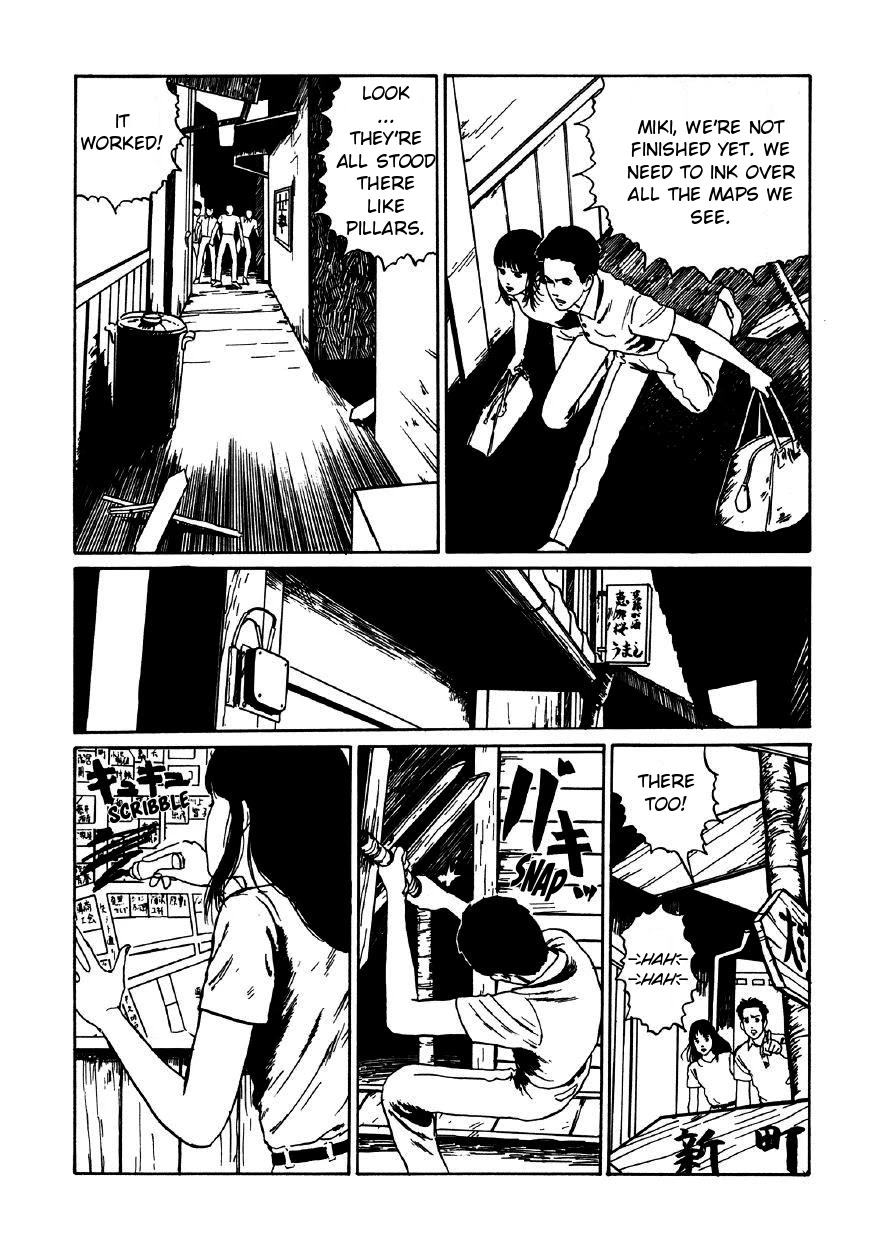 Itou Junji Kyoufu Manga Collection Chapter 11.3 page 28 - Vol.11 Chapter 3: Maptown